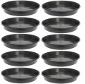 PODSTAWKI pod doniczki uprawowe 25cm CZARNE 10szt.