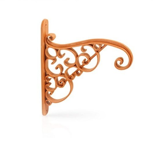 Wieszak ozdobny do doniczek wiszących Akant terakota