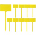 Tabliczki do roślin AMMA-3 WBIJANE 13cm ŻÓŁTE 10szt. - etykiety rabatowe