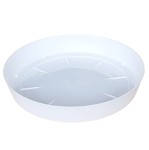 Podstawka pod doniczkę okrągła Lofly BIAŁA 27cm