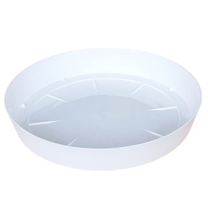 Podstawka pod doniczkę okrągła Lofly BIAŁA 27cm