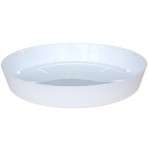 Podstawka pod doniczkę okrągła Lofly BIAŁA 30cm