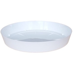 Podstawka pod doniczkę okrągła Lofly BIAŁA 30cm