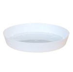 Podstawka pod doniczkę okrągła Lofly BIAŁA 15cm