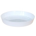 Podstawka pod doniczkę okrągła Lofly BIAŁA 23cm