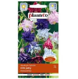 Orlik trwały pełny Mix kolorów - Aquilegia - nasiona orlika PlantiCo 0,5g