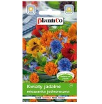 Kwiaty jadalne - nagietek nasturcja chaber ogórecznik - nasiona PlantiCo 4g