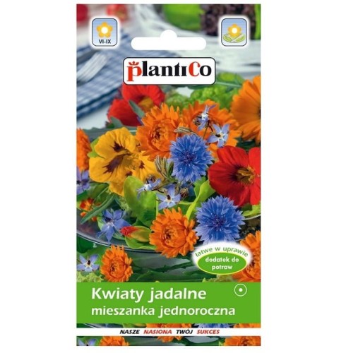 Kwiaty jadalne mieszanka jednoroczna nasiona 4g