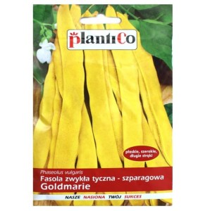 Fasola szparagowa tyczna żółta GOLDMARIE nasiona 10g - wysoka, bez włókien