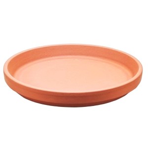 Podstawka gliniana pod doniczkę TERAKOTA 20cm - spodek ceramiczny ceglany