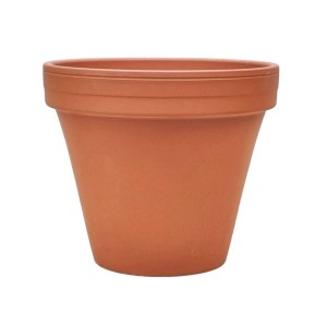 Doniczka gliniana TERAKOTA 17cm - naturalna donica ceramiczna ceglana
