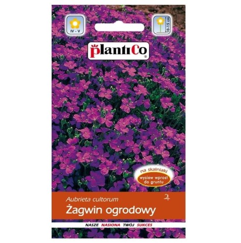 ŻAGWIN OGRODOWY Aubrieta - nasiona kwiatów 0,3g