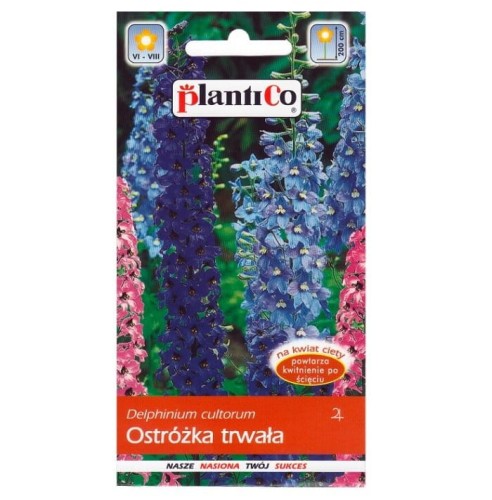 OSTRÓŻKA TRWAŁA Delphinium MIX - nasiona 0,5g
