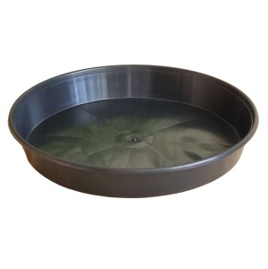Podstawka plastikowa P25 25cm czarna - pod doniczkę 10L do uprawy pomidorów