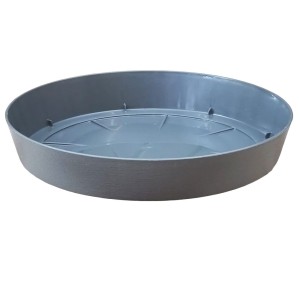 Podstawka pod doniczkę okrągła Lofly SZARA 27cm