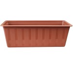 SKRZYNKA BALKONOWA AGRO 40cm TERAKOTA - podłużna doniczka na kwiaty