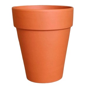 Doniczka gliniana TERAKOTA XL 21cm - naturalna donica ceramiczna ceglana