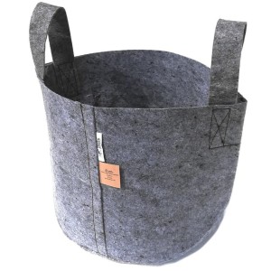 DONICZKA FILCOWA SZARA 39L z UCHWYTAMI growbag na pomidory ogórki ziemniaki