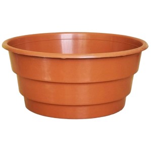 Misa 23cm 3L brąz terakota - doniczka na chryzantemy i rośliny cebulowe