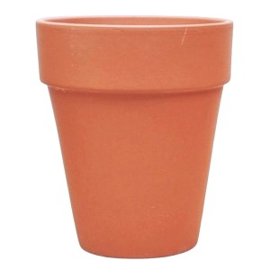 Doniczka gliniana TERAKOTA XL 17cm - naturalna donica ceramiczna ceglana