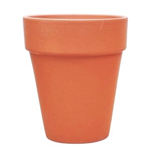 Doniczka gliniana TERAKOTA XL 14cm - naturalna donica ceramiczna ceglana