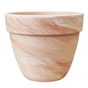 Doniczka gliniana Levante HM Piasek 23cm - donica ceramiczna z terakoty