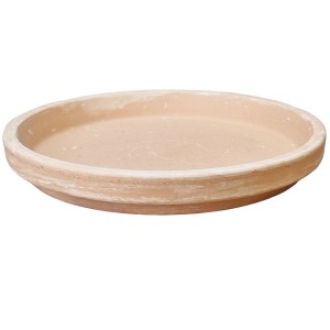 Podstawka gliniana mrozoodporna HM PIASEK 24cm - pod doniczkę na choinkę