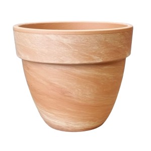 Doniczka gliniana LEVANTE HM PIASEK 19cm - donica ceramiczna z terakoty