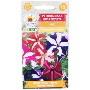 PETUNIA GWIAŹDZISTA niska MIX kolorów - nasiona 0,1g - Toraf