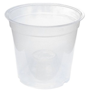 Doniczka do uprawy storczyka przeźroczysta 17cm 2L Teku MCO-17