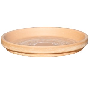 Podstawka gliniana pod doniczkę na choinkę HM PIASEK 26cm - mrozoodporna