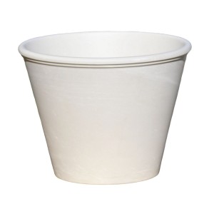 Doniczka gliniana ORA GRANIT 27cm - donica ceramiczna z jasnej terakoty