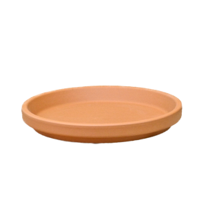 Podstawka gliniana pod doniczkę TERAKOTA 24cm - spodek ceramiczny ceglany