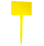 Tabliczka AMMA-4 WBIJANA 21cm ŻÓŁTA - etykieta stojąca do opisywania roślin