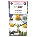 Jeżówka Biała WHITE SWAN, Echinacea - nasiona kwiatów 0,3g - Toraf