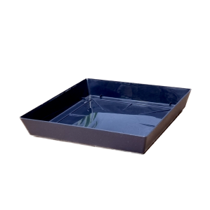 Podstawka Lofly Saucer 16,5cm KW antracytowa - pod doniczki kwadratowe