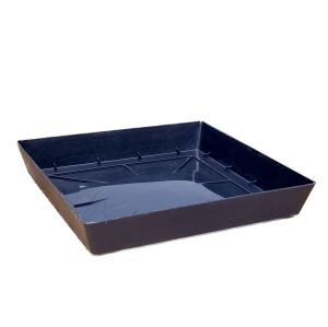 Podstawka Lofly Saucer 20cm KW antracytowa - pod doniczki kwadratowe