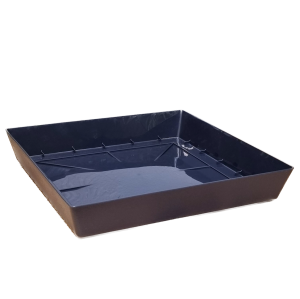 Podstawka Lofly Saucer 24,5cm KW antracytowa - pod doniczki kwadratowe