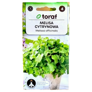 Melisa cytrynowa, Melissa officinalis - nasiona ziół Toraf 0,5g