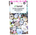 Żywe kamienie szczęścia - sukulenty ozdobne - 20 nasion marki Toraf