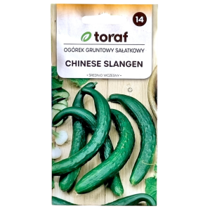 Ogórek CHINESE SLANGEN - wężowy długi sałatkowy - nasiona Toraf 5g