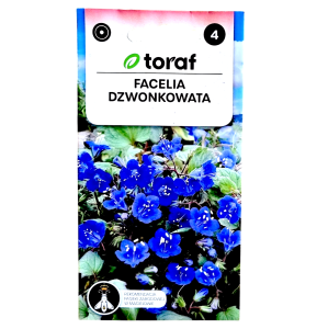 FACELIA DZWONKOWATA - niebieskie kwiaty, miododajna - nasiona Toraf 0,5g