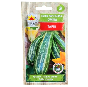 Cukinia TAPIR - długa zielona w jasne smugi - nasiona Toraf 3g