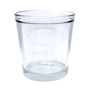 Doniczka CYNTIA CLEAR 13cm - osłonka szklana przeźroczysta naturalna