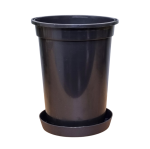 Doniczka produkcyjna 1,7L 14cm OKRĄGŁA WYSOKA z PODSTAWKĄ - do róż palm