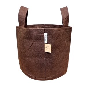 DONICZKA FILCOWA 16L BRĄZOWA z USZAMI - torba growbag do uprawy warzyw