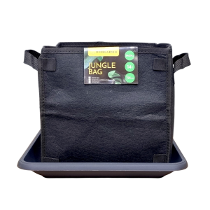 DONICZKA FILCOWA CZARNA 14L KW z PODSTAWKĄ do uprawy pomidorów ogórków ziół