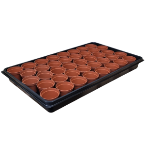 Rozsadnik HORTI-40-OK - do wysiewu i pikowania sadzonek - taca + doniczki