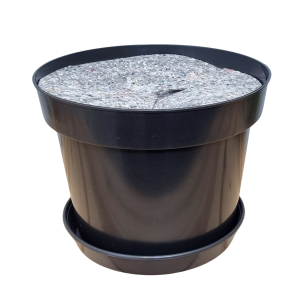 Doniczka na pomidory i paprykę 12L 30cm OK z podstawką i osłoną filcową