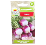 Rzodkiewka DIANA - fioletowo-biała, wczesna, smaczna - nasiona Toraf 5g